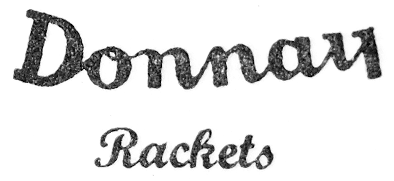 Donnay Rackets Schild